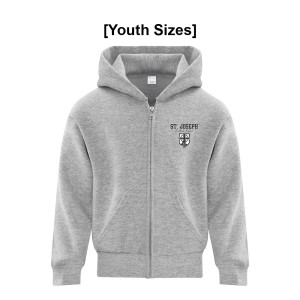 STJOSEPHCS- ATC Fleece Full Zip Youth Hoodie